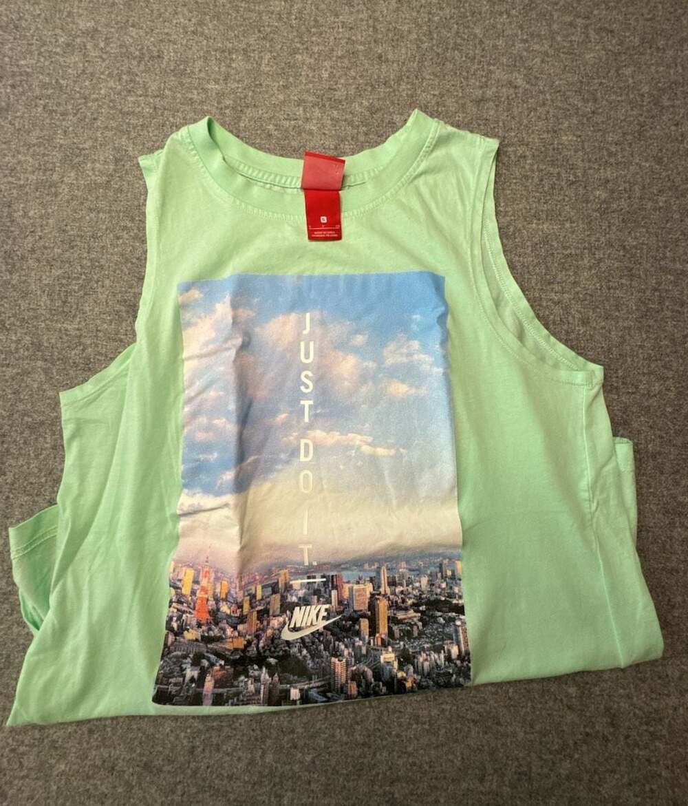 Nike Just Do It Cityscape Graphic Tank Top Size S